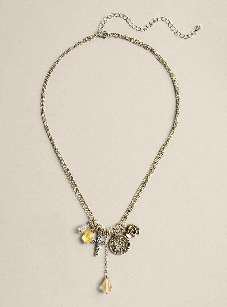 Antique Charm Necklace