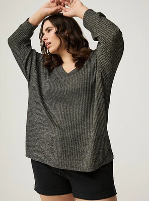 Oversized V-Neck Sweater