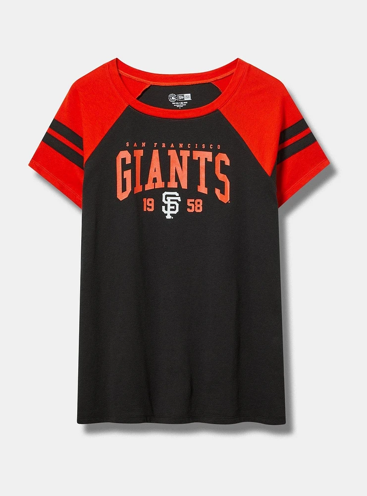 San Francisco Giants Fitted Cotton Varsity Tee