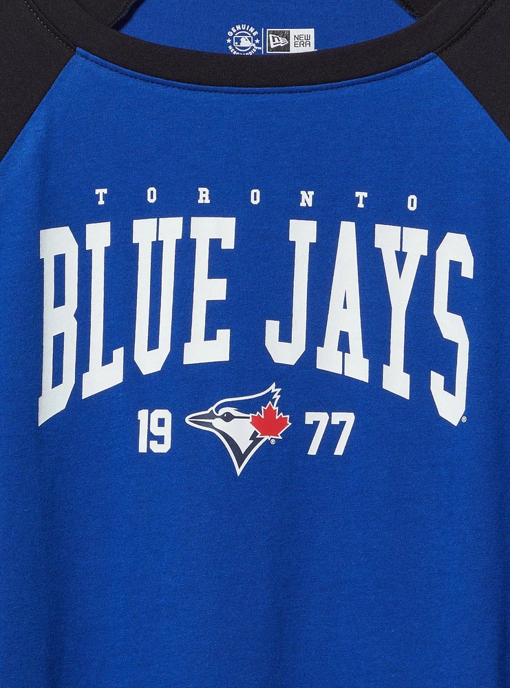 Toronto Blue Jays Fitted Cotton Varsity Tee