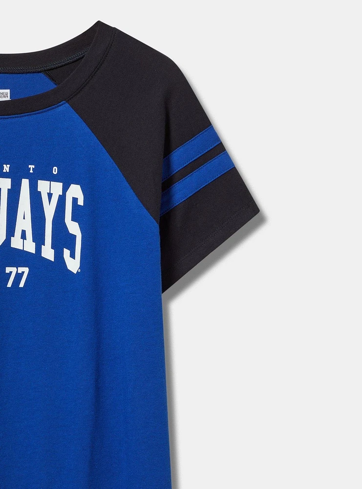 Toronto Blue Jays Fitted Cotton Varsity Tee