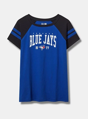 Toronto Blue Jays Fitted Cotton Varsity Tee