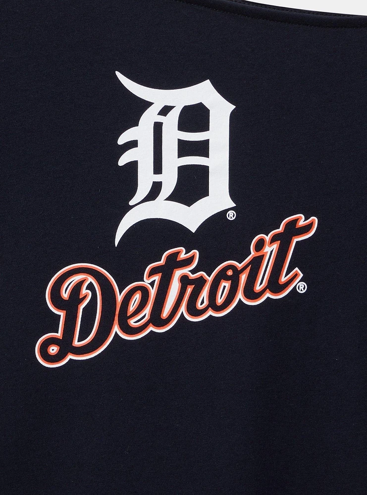 Detroit Tigers Cotton Off-Shoulder Tee