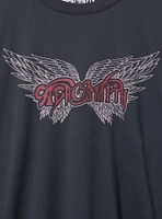 Aerosmith Oversized Fit Crew Cotton Tee