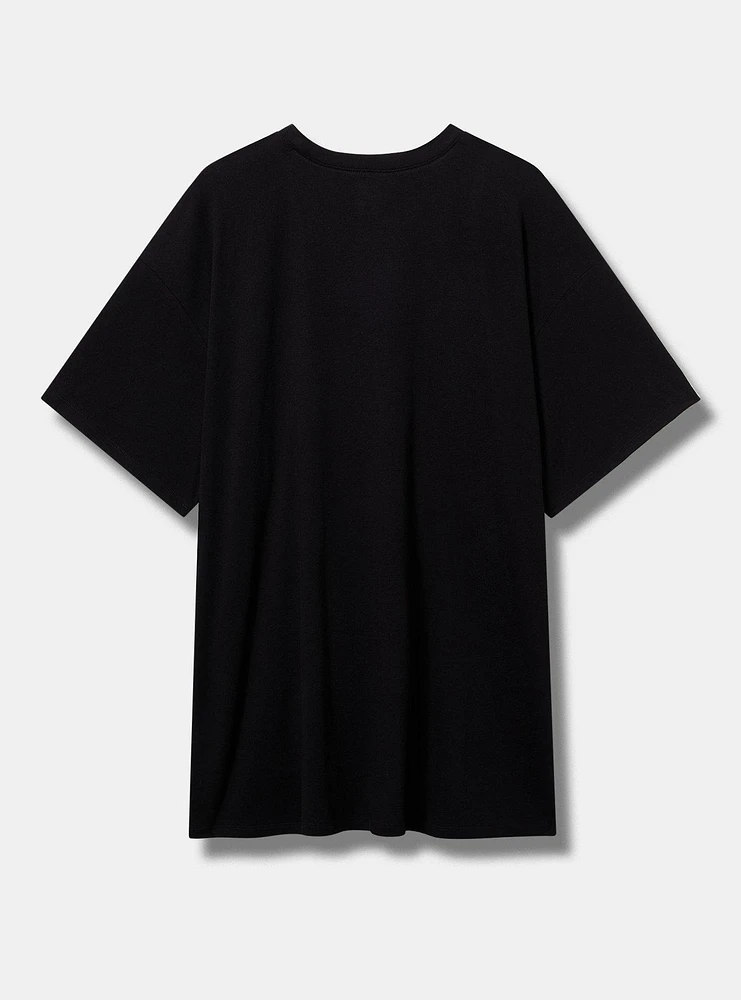 Schitt's Creek Oversized Cotton Crew Tunic Tee