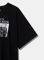 Schitt's Creek Oversized Cotton Crew Tunic Tee