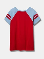 Texas Rangers Fitted Cotton Varsity Tee