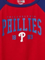 Philadelphia Phillies Fitted Cotton Varsity Tee