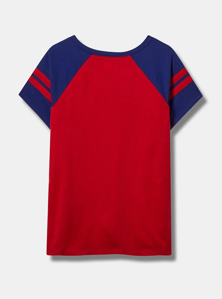 Philadelphia Phillies Fitted Cotton Varsity Tee