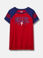 Philadelphia Phillies Fitted Cotton Varsity Tee