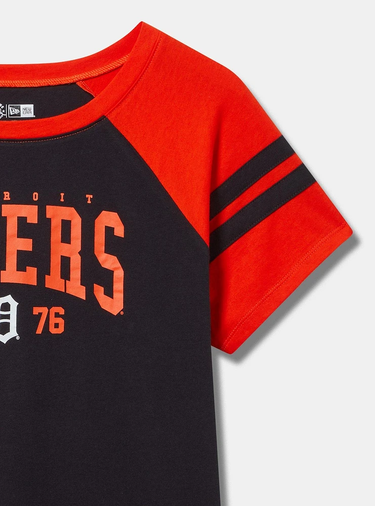 Detroit Tigers Fitted Cotton Varsity Tee