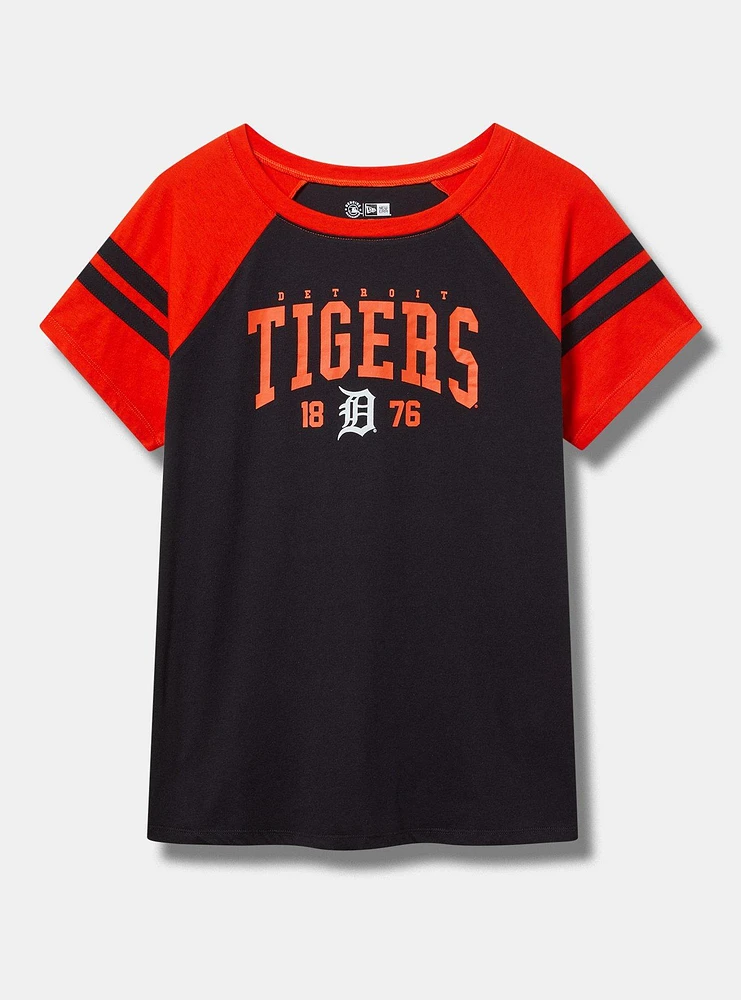 Detroit Tigers Fitted Cotton Varsity Tee