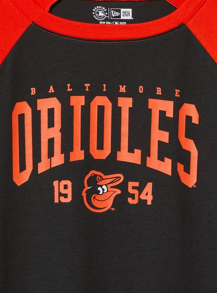 Baltimore Orioles Fitted Cotton Varsity Tee