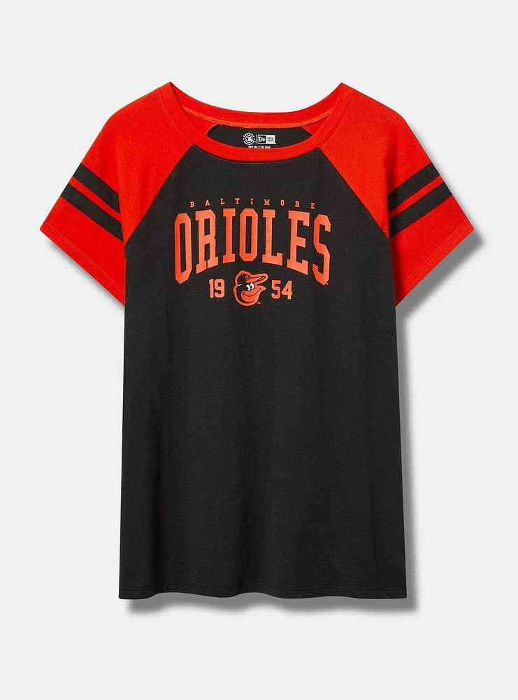 Baltimore Orioles Fitted Cotton Varsity Tee