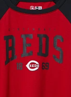 Cincinnati Reds Fitted Cotton Varsity Tee