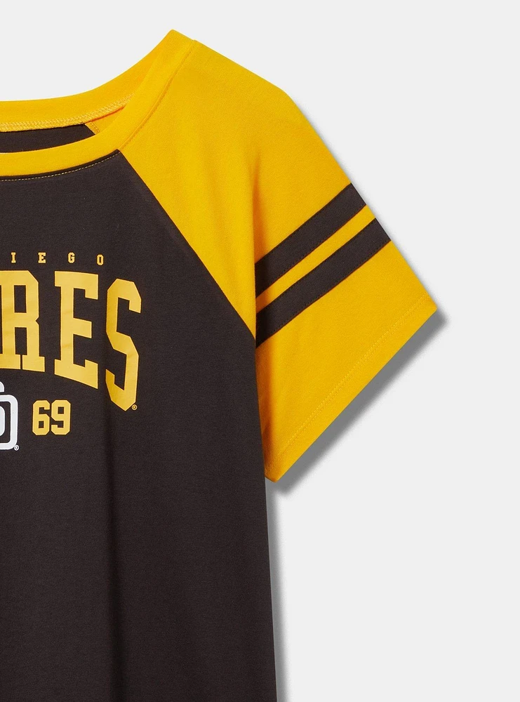 San Diego Padres Fitted Cotton Varsity Tee