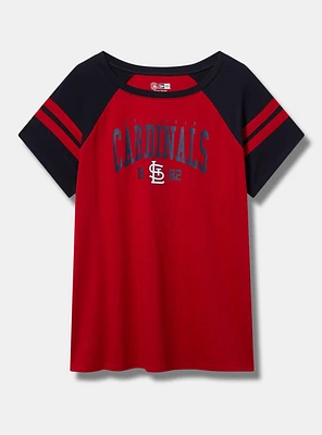 St. Louis Cardinals Fitted Cotton Varsity Tee