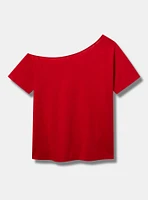 Philadelphia Phillies Cotton Off-Shoulder Tee