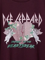 Def Leppard Oversized Fit Crew Cotton Tee