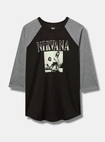 Nirvana Raglan Cotton Tee