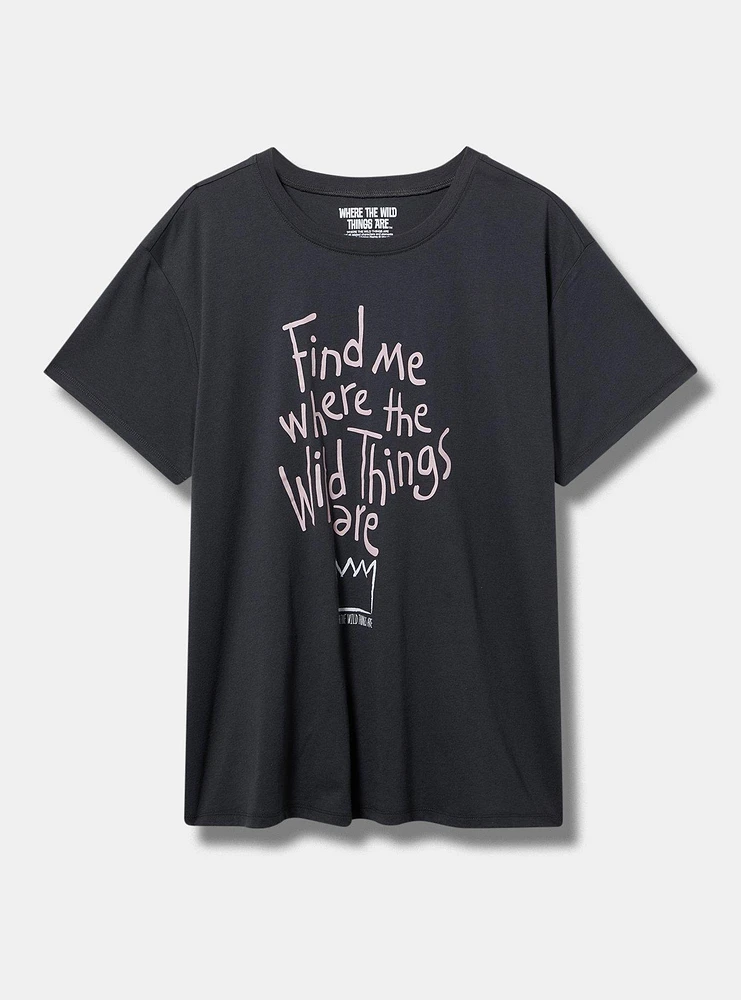 Where The Wild Things Are Relaxed Cotton Tee