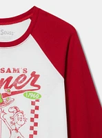 Dr Seuss Green Eggs And Ham Raglan Tee