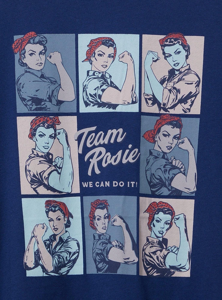 Rosie the Riveter Classic Cotton Crew Tee