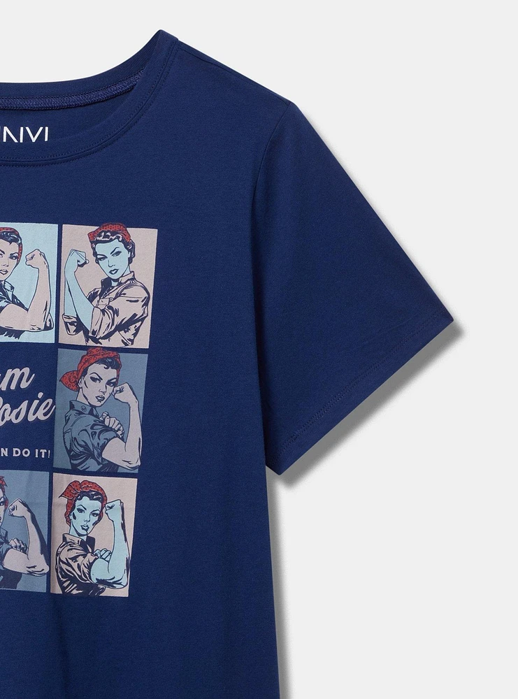 Rosie the Riveter Classic Cotton Crew Tee