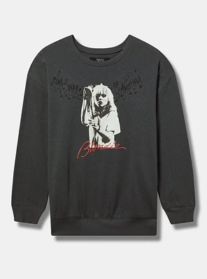 Blondie Cozy Fleece Classic Embroidered Sweatshirt