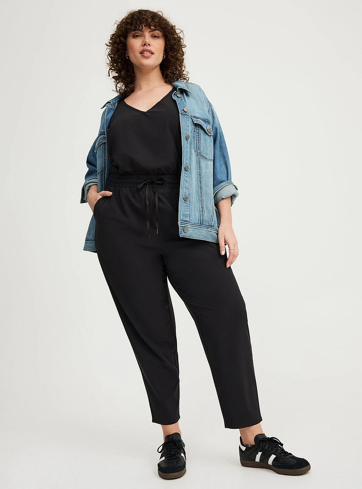 Stretch Woven Active Jumpsuit