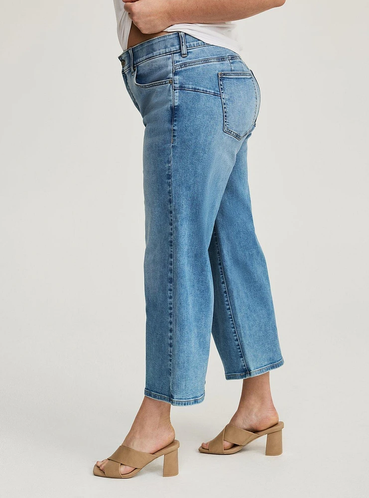 Bombshell High-Rise Wide Leg Ankle Jean