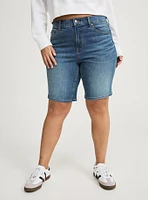 Perfect High-Rise Bermuda Jean Short