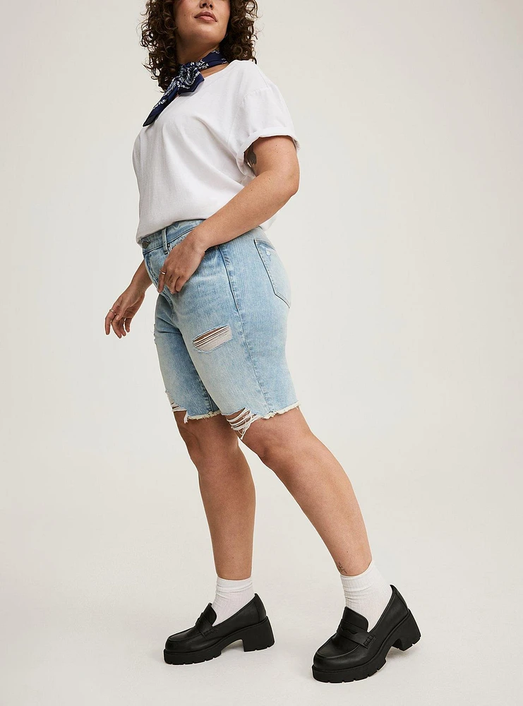 Perfect Bermuda High-Rise Denim Short