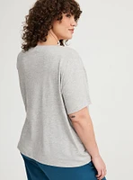 Performance Cotton V Neck Active Tee