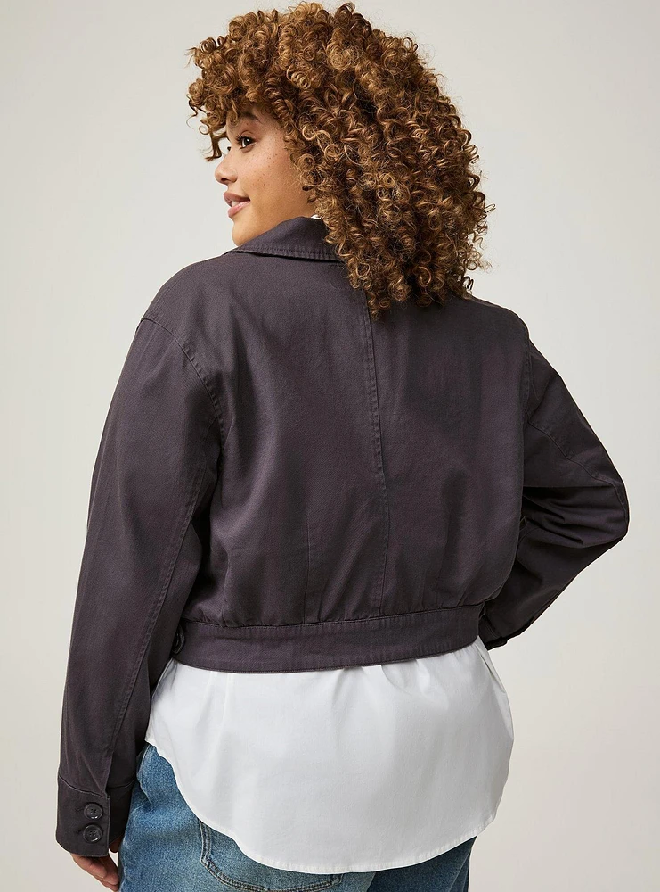 Cropped Safari Jacket