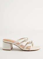 Bow Strap Block Heel (WW