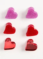 Mini Heart Hair Clips