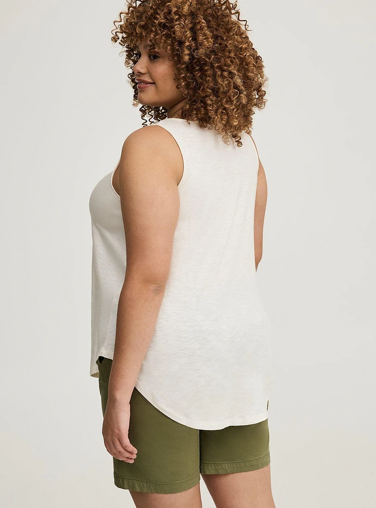 Lace Inset Swing Tank