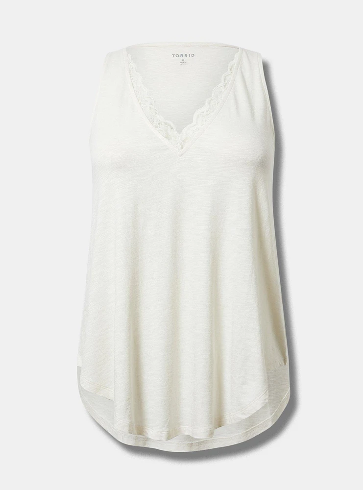 Lace Inset Swing Tank