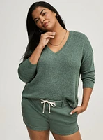 V-Neck Pullover Sweater