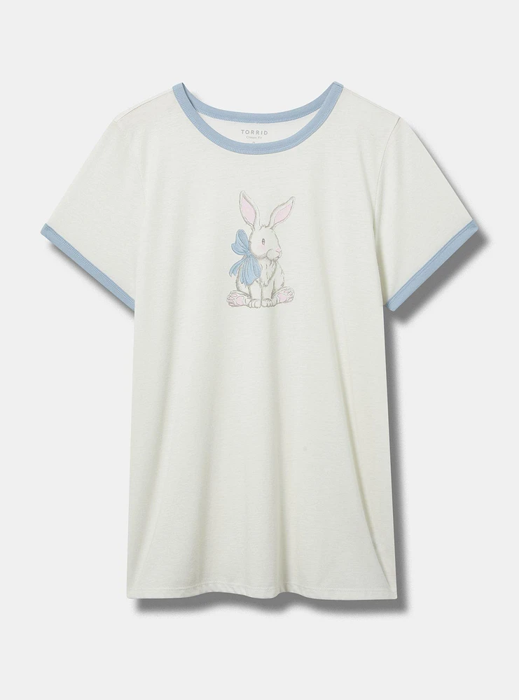 Bunny Classic Signature Jersey Ringer Tee