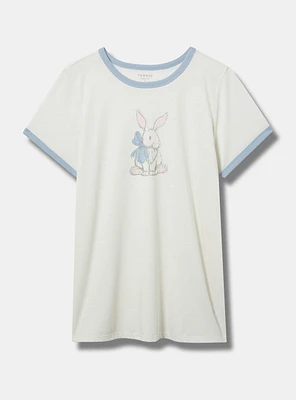 Bunny Classic Signature Jersey Ringer Tee