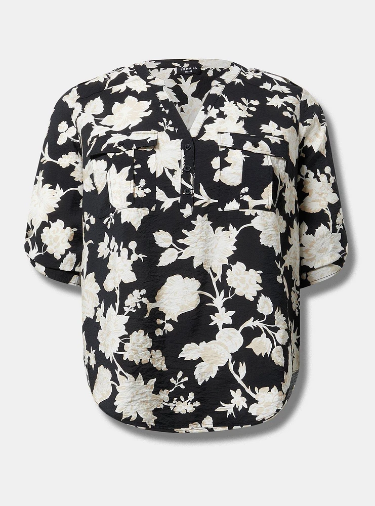 Harper 3/4 Sleeve Pullover Blouse