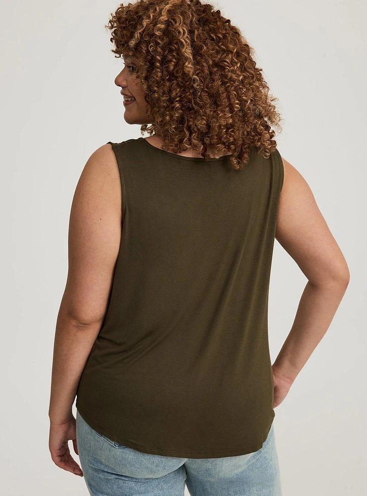 Embroidered Tank