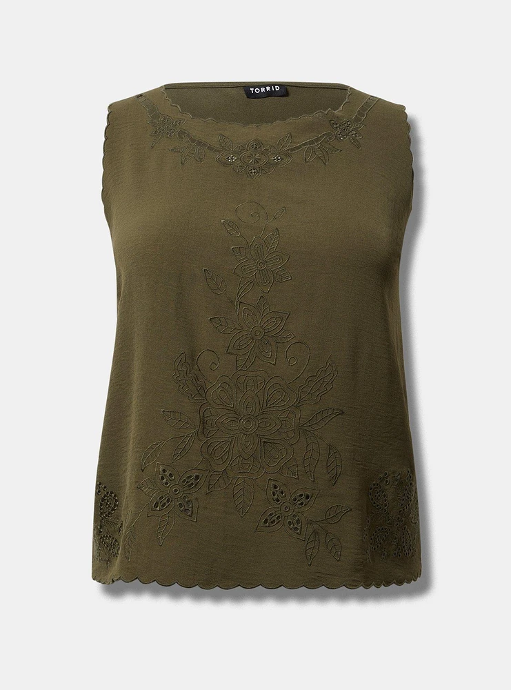 Embroidered Tank