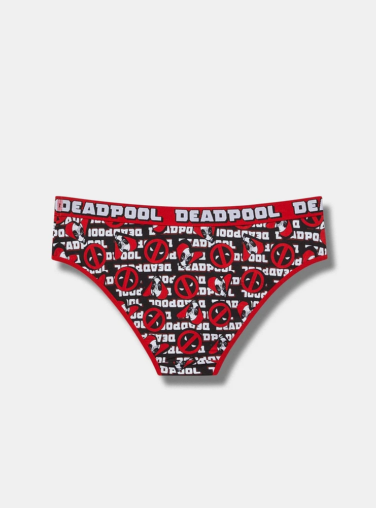 Deadpool Mid-Rise Cotton Hipster Panty