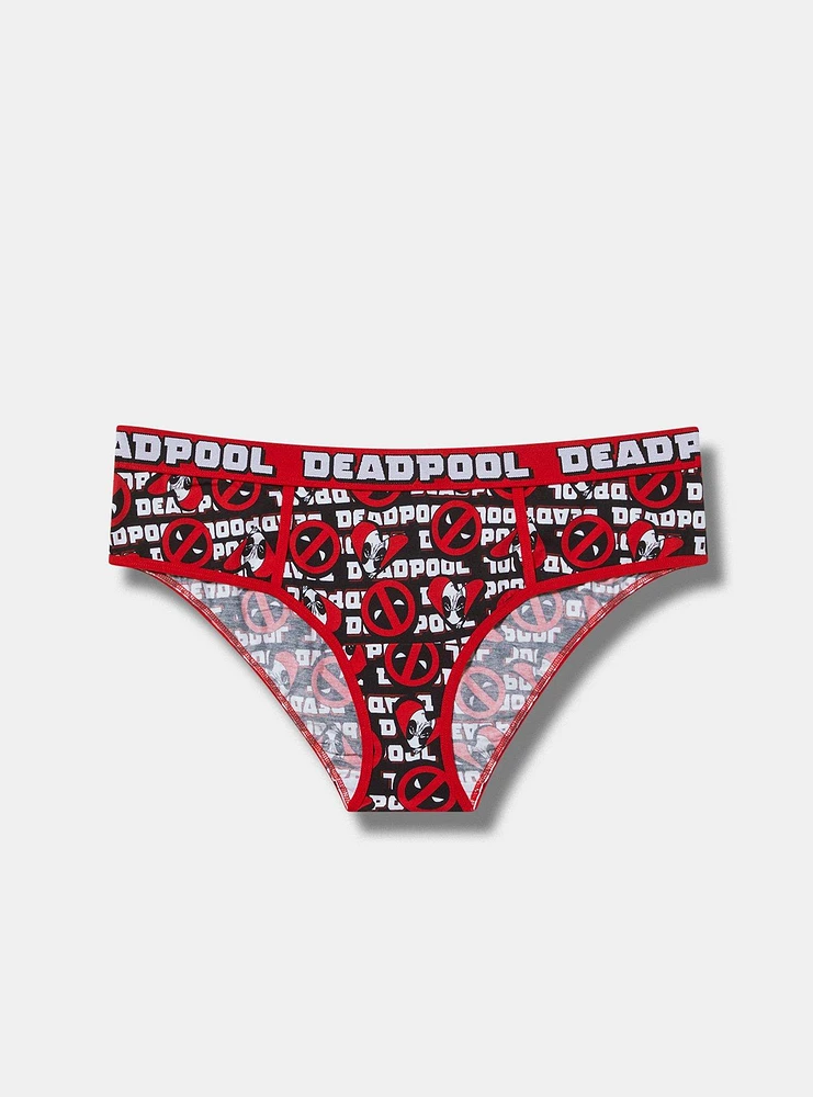 Deadpool Mid-Rise Cotton Hipster Panty