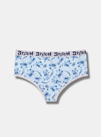 Stitch Mid-Rise Cotton Cheeky Panty