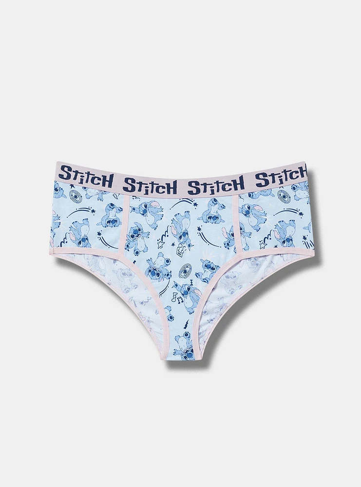 Stitch Mid-Rise Cotton Cheeky Panty