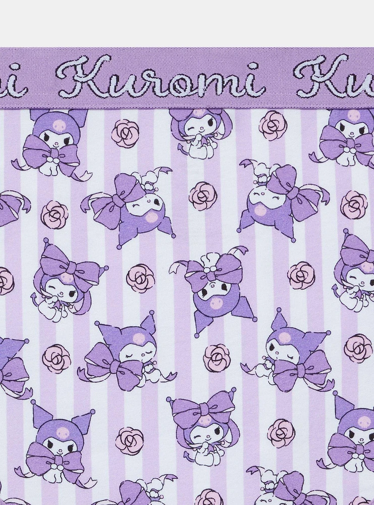 Kuromi Mid-Rise Cotton Cheeky Panty